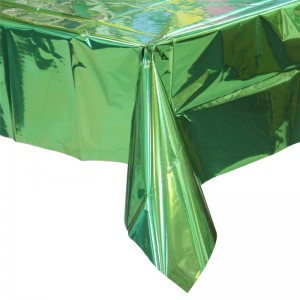 Честит рожден ден парти за декорация на дома Фолио покривка Apple Зелен цвят мат Метална покривка